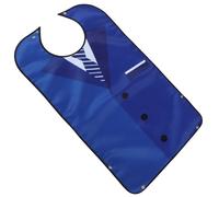 Bavoir Imperméable pour Adulte en Polyester, Bavoir de Repas | Lavable, Pliable et Réglable, Facile à Ranger Enlever, pour Seniors et Adultes