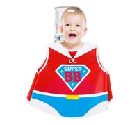 Bavoir Imperméable Super Héros Rouge Bébé Tablier Enfants Peinture Repas Multicolore
