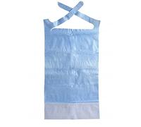 Bavoir jetable adulte avec poche 36 x 66 cm - Sac 125u