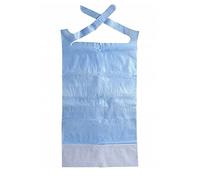 Bavoir jetable adulte Double couche Lot de 100