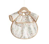 Bavoir lavable à manches courtes pour bébé, imperméable, tablier respirant pour les repas, les projets artistiques et les jeux quotidiens, bavoir réglable pour tout-petit