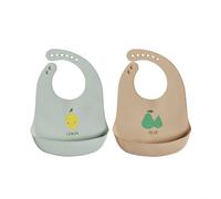 Bavoir lot de 2 mini vert TU