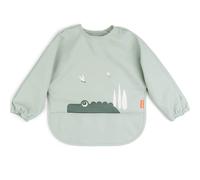 Bavoir manches avec poche Croco Vert