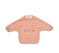 Bavoir manches longues Merle Cat Tuscany Rose