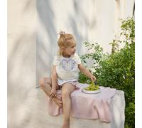 Elodie - Bavoir Oat White