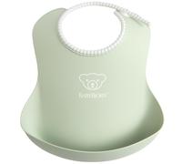 Bavoir plastifié à poche vert pastel