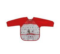 Bavoir plastifié avec manches Tipi rouge