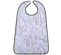 Bavoir pour Adultes Imperméable en Polyester, Protection Repas | Adultes et Personnes Malades, Usage Repas, Apparence Créative