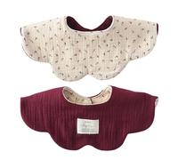 Bavoir Pour Bébé Écharpe Bandana En Coton Respirant Bavoir Nourrissons Tissu À Double Usage Rots Nouveau-nés Garçons Et Filles Foulard Doux