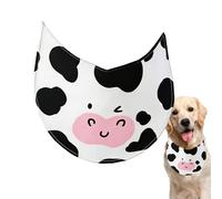 Bavoir pour chien Bavoir imperméable ajustable motif vache