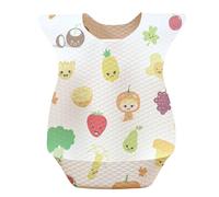 Bavoir pour enfant - Bavoir en silicone souple et léger - Bavoir pour bébé imperméable et durable pour les repas, réglable avec poche ramasse-miettes pour fille, Attributs individuels, Siehe