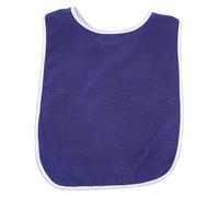 Bavoir Réutilisable pour Adultes, Polyester Bleu, Repas et Soins | Lavable, Portable et Facile à Ranger, pour Aidants, Personnes Âgées et Protection les Éclaboussures