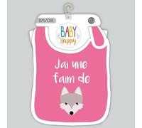 Bavoir Rose - J'ai Une Faim De Loup