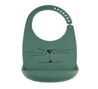 Bavoir Silicone Avec Récupérateur Green TU
