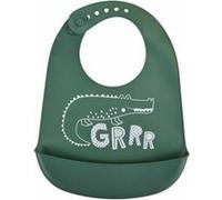 Bavoir Silicone Bébé "Sweet Savane" 30cm Vert Vert G