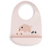 Bavoir silicone pigee rose
