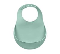 Bavoir silicone récupérateur réglable vert TU