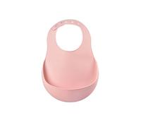 Bavoir silicone Vieux rose