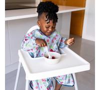 Bavoir tablier éléphants et arbres