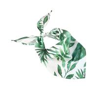 ＡＷＨＡＯ Bavoir Triangle Bandana pour Chien Respirant pour Petits Chiens Chats Animaux de Compagnie Triangle écharpe pour Chien Bavoir, Vert