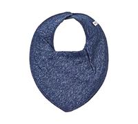 Bavoir triangulaire double couche avec boutons-pression pour bébé de la marque Pippi - Bleu -