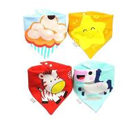 Bavoirs 100 % Coton Pour Bébé, Protection Des Repas ¿ Élégants, Doux Pour La Peau, Réduit Le Linge, Cadeau Idéal Pour Une Baby Shower