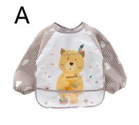 Bavoirs À Manches Longues Pour Bébé, Mignon, Tablier D'Art D'Animal De Dessin Animé, Smocks Pour Bébé En Bas Âge, Tache De Rots, Alimentation Douce, Vêtements Imperméables, Frais T0u2