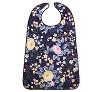 Bavoirs adultes lavables, bavoirs pliants collecteur de miettes - Bavoir adulte de protection de vêtements réutilisable pour adultes, personnes âgées, handicapées, bavoirs adultes seniors, bavoirs adu