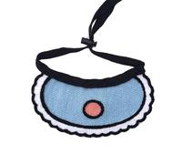 Bavoirs Bandana pour Chien, écharpe, Collier réglable pour Animal de Compagnie, Mignon, cœur, nœud Papillon, vêtements, Bavoir Lavable, Serviette tricotée à la Main, Accessoires (L)