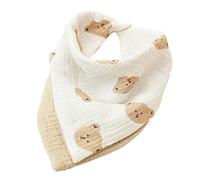 Bavoirs bave de dentition 4 couches coton bébé Bandana pour filles garçons multi-usage écharpe 30x3 0cm / pouces bébé Bandana