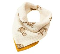 Bavoirs bave de dentition 4 couches coton bébé Bandana pour filles garçons multi-usage écharpe 30x3 0cm / pouces bébé Bandana