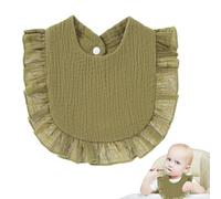 Bavoirs bébé | Bavoirs neutres pour tout-petits - Bavoir en dentelle avec