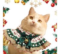 Bavoirs de Noël pour Chien,Bandanas de Noël pour Chien | Bandanas réglables pour Chiens Bavoirs pour Chiens de,Écharpe Respirante en Dentelle Mignonne pour Animaux de Compagnie, Accessoires réver