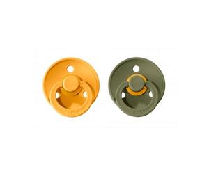 Bavoirs Duo Latex Sucette Honey Bee Olive 6-18M 2uds