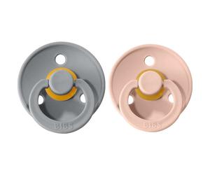 Bavoirs Duo Sucette Latex Cloud Blush 6-18M 2 pièces
