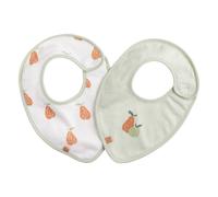 Bavoirs en coton lot de 2 - botanica vert tilleul TU