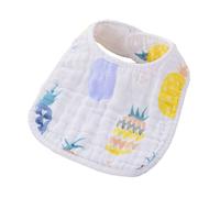Bavoirs En Forme De U À 8 Couches Pour Bébé, Serviette En Gaze, Écharpe Bandana En Tissu Pour Nourrissons, Matière Pour Nouveau-Né, D08c