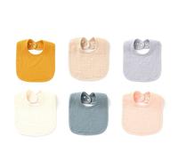 Bavoirs En Gaze De Coton Pour Bébé, 4 Couches, Serviette Bandana Pour Nouveau-Né Et Bambin
