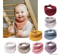 Bavoirs En Gaze Pour Nouveau-Né Garçon Et Fille, Bandana En Coton Doux, Serviette De Salive Pour Bébé, D09 20