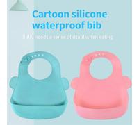 Bavoirs En Silicone Pour Bébés, Imperméables, Anti-Éclaboussures 3d, Pour Nourrissons, Pour Nouveau-Né, Super Doux, Réglables, Grands Bavoirs Pour Enfants