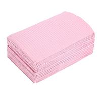 Bavoirs jetables ZenithAur 12,6 x 18 pouces, sets de table pour nail art, 125 pièces, fournitures résistantes aux intempéries pour salon de coiffure