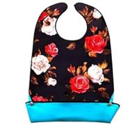 Bavoirs lavables pour adultes, bavoirs pour adultes avec ramasse-miettes - Bavoirs pliables ramasse-miettes | Bavoirs d'alimentation imperméables, protecteurs de vêtements pour personnes âgées, handic
