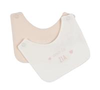 Bavoirs Nanan avec l'inscription « J'aime ma tante/mon oncle »