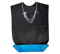 Bavoirs pour adultes pour manger, collier à nœud imprimé, bavoir adulte imperméable avec ramasse-miettes, lavable et réutilisable pour hommes, femmes, personnes âgées, bavoirs pour manger, bavoir, po