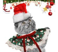 Bavoirs pour Chiens pour Les Vacances, Bavoirs de Noël pour Animaux de Compagnie, Bandanas pour Chiens Doux de Noël Bavoirs pour, Accessoires Mignons en Dentelle pour Animaux de Compagnie, écha