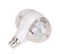 Bavokon 5 Lumière Boule rotative colorée - Ampoules LED de fête à Changement de Couleur RVB | Lumières colorées d'étape de Multi Cristal d'ampoule de Stroboscope de LED pour la discothèque, Barre