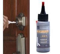 Bavokon 50 ml Graphite - Lubrifiant pour serrure de porte, serrure de porte professionnelle, lubrifiant en poudre graphite lubrifiant sec teneur en graphite lubrifiant pour serrure à cylindre