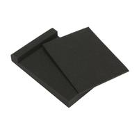 Bavokon Coussinets d'isolation acoustique | Tampon éponge haute intensité antichoc - Coussinets de plate-forme d'isolation phonique stabilisateur de recul pour moniteur de studio, caisson de basses,