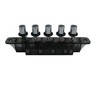 Bavokon Hotte De Cuisine Interrupteur À Clavier MQ165 AC 250V 4A 5 Type Piano À Bouton-poussoir Interrupteur Carte Clé Pour Hotte, Bouton-poussoir Positions Interrupteur alimentation