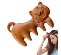 Bavokon Masseur de cuir chevelu en bois, peigne de massage du cuir chevelu en bois | Outils et appareils électroménagers pour le bois | Peigne en bois de massage de la tête du cuir chevelu à dents
